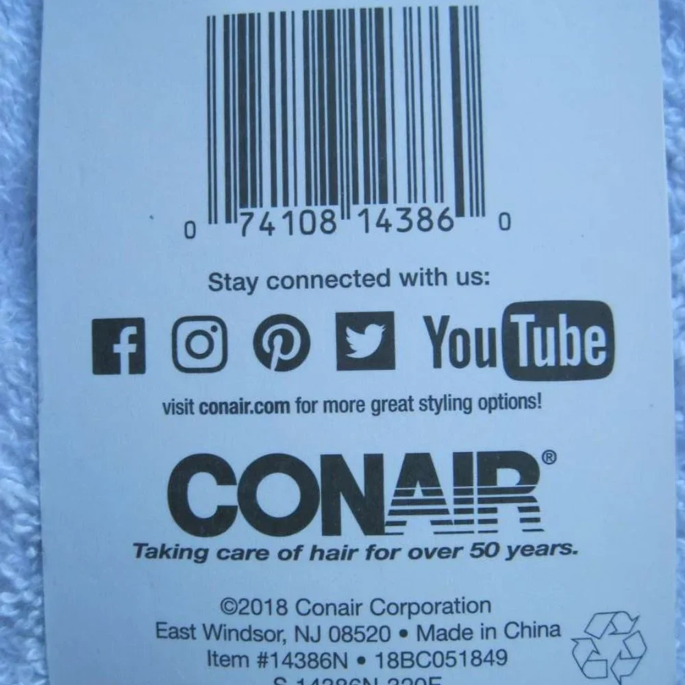 Conair Hair Teasing Comb & Lift Metal Pick Combination Tool Volume Fullness 2018
